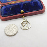 Sterling Silver 21st Birthday Charm Pendant Vintage c1970