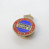 Sterling Silver Enamel Indian Army Sport Control Board Badge Antique 1919
