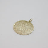 Sterling Silver St Christopher Travel Charm Pendant Vintage c1970