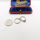 Sterling Silver Wedding Rings Charm Pendant Vintage c1970