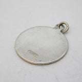Sterling Silver St Christopher Charm Pendant Vintage c1970s