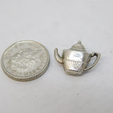 Sterling Silver Teapot Charm Pendant Vintage c1970s