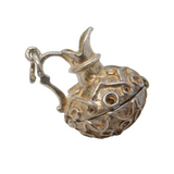 Sterling Silver Opening Wine Jug Charm Pendant Vintage c1970