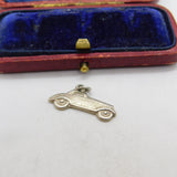 Sterling Silver Motor Car Charm Pendant Vintage c1970