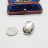 Sterling Silver & Enamel Large Swirl Charm Pendant Vintage c1970