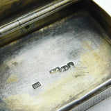 19th Century Russian Silver Countryside Scene Snuff Box Antique Moscow c1860s