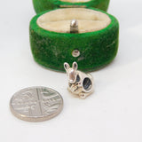 Sterling Silver Kangaroo Charm Pendant Vintage c1970
