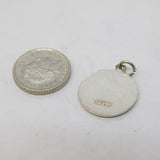 Sterling Silver St Christopher Travel Charm Pendant Vintage c1970s