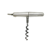 Victorian Sterling Silver Travelling Corkscrew Antique 1866 London