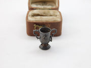 Sterling Silver FA Cup Football Trophy Charm Pendant Vintage c1970