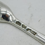 George II Sterling Silver Heraldic Crest Marrow Scoop Antique 1748 London