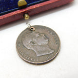 Copper William IV Farthing Coin Charm Pendant Antique 1831 Georgian
