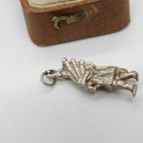 Sterling Silver Bagpipes Scottish Charm Pendant Vintage c1970