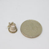 Sterling Silver Thimble Charm Pendant Vintage c1970