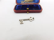 Sterling Silver 21st Birthday Commemorative Key Charm Pendant Vintage c1970