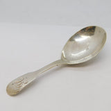 George IV Sterling Silver Fiddle Pattern Tea Caddy Spoon Antique 1828 London
