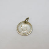 Victorian Sterling Silver 'Auntie Blanche' Love Token Charm Antique c1880