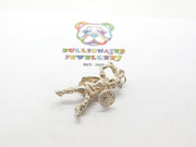Sterling Silver Viking Warlord Warrior Pendant Vintage c1970