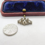 Sterling Silver Tower Bridge Charm Pendant Vintage c1970