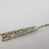 Sterling Silver Peterborough Cathedral Souvenir Teaspoon Antique 1913