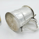 Queen Anne Britannia Silver Lidded Pint Tankard Antique 1710 London