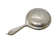 Sterling Silver Chatelaine Mirror Locket Pendant Antique 1915 Birmingham Deco
