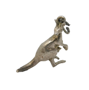 Sterling Silver Kangaroo Charm Pendant Vintage c1970