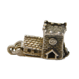 Sterling Silver Opening Church Charm Pendant Vintage c1970s