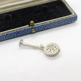 Sterling Silver Coal in the Saucepan Opening Charm Pendant Vintage c1970