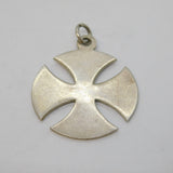 Sterling Silver Large Celtic Cross Pendant Vintage 1973 London