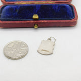 Sterling Silver and Coloured Enamel Travel Shield 'Cowes' Charm Vintage c1970