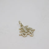 Sterling Silver Chinese Good Luck Charm Pendant Vintage c1970