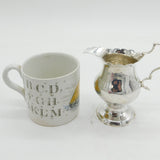 George III Sterling Silver Pedestal Cream Jug Antique 1775 London