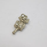 Sterling Silver Lincoln Imp Charm Pendant Vintage c1970