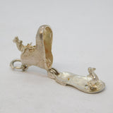 Sterling Silver Mice in the Shoe Charm Pendant Vintage c1970