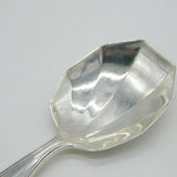 Art Deco Sterling Silver Modernist Tea Caddy Spoon Antique 1928 Sheffield