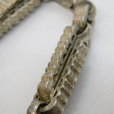 20th Century Sterling Silver Fancy Link Albert Watch Chain Antique c1920s