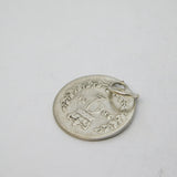 Queen Victoria Sterling Silver Maundy Two Pence Coin Charm Antique 1838