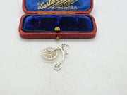 Sterling Silver Nuvo Penny Farthing Charm Pendant Vintage c1970