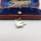 Sterling Silver College Mortar Board Charm Pendant Vintage c1970