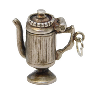 Sterling Silver Water Jug Charm Pendant Vintage c1970