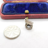 Sterling Silver Wishing Well Charm Pendant Vintage c1970