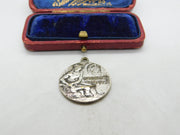 Milan "L'Esposizione Internazionale del Sempione" of 1906 Silver Plated Pendant
