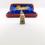 Sterling Silver Gun Turret Charm Pendant Vintage c1970