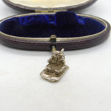 Sterling Silver Aladdin on the Magic Carpet Charm Pendant Vintage c1970