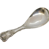 William IV Sterling Silver Kings Pattern Tea Caddy Spoon Antique George Unite