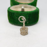 Sterling Silver Crown Charm Pendant Vintage c1970