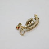Sterling Silver Gondola With Lantern Charm Pendant Vintage c1970s