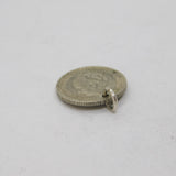Dutch Sterling Silver Queen Wilhelmina 10 Cents Coin Charm Pendant Antique 1939