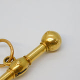 19th Century French 18ct Gold Star Pattern Watch Key Fob Antique c1860s